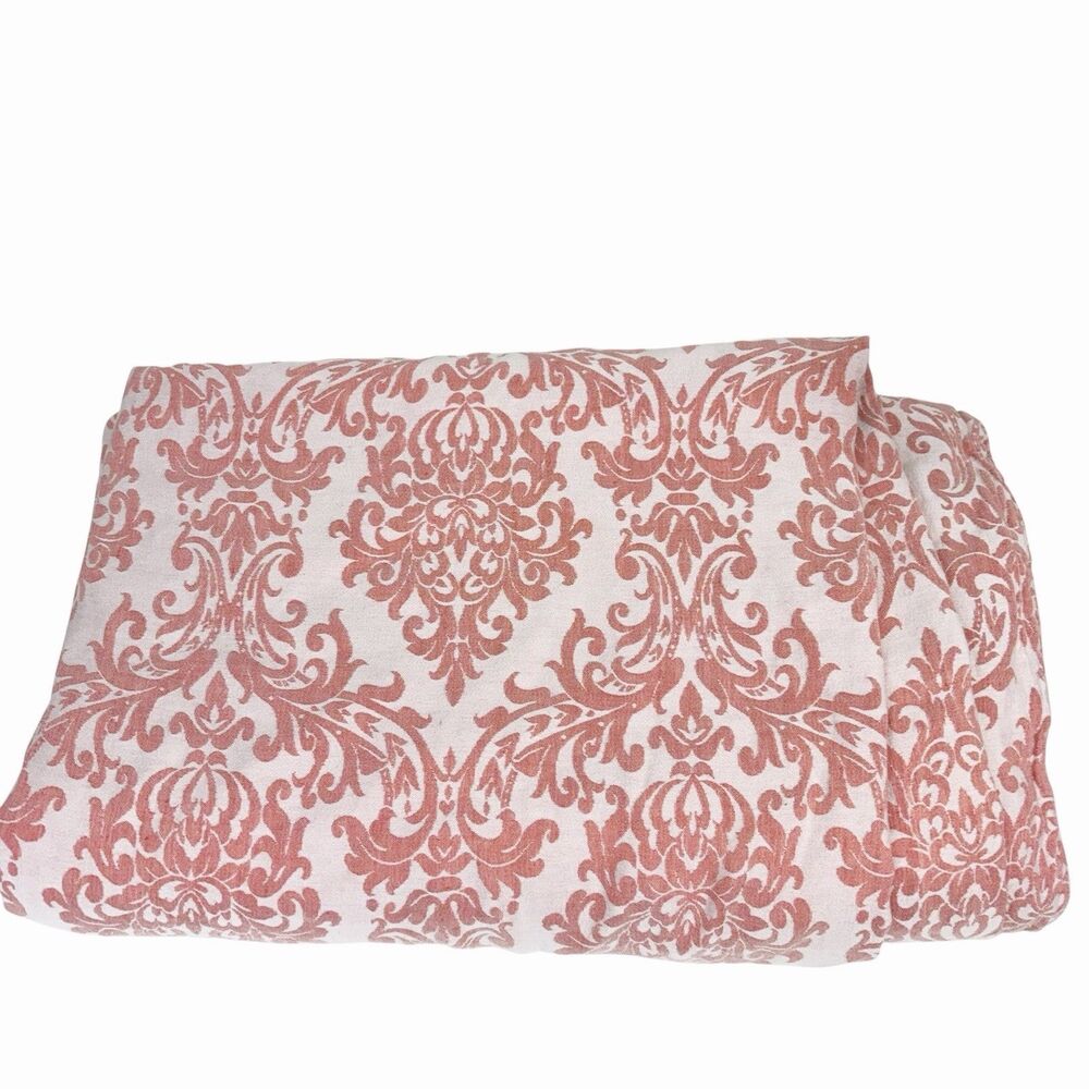 Williams Sonoma Brocade 55% Linen 45% Cotton Duvet Cover Twin Made In Portugal - Picture 11 of 12